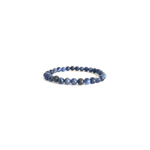 SODALITE 4MM GRADE (A) NATURAL ROUND BEADS