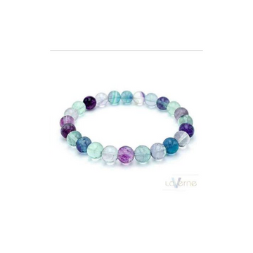 flourite grade AAA 8mm beaded bracelet