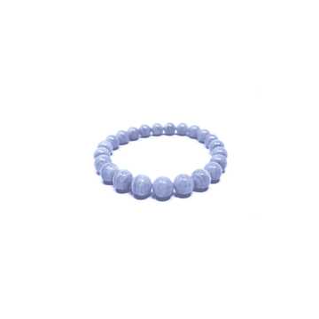 Blue Lace Agate Grade (A) 8mm