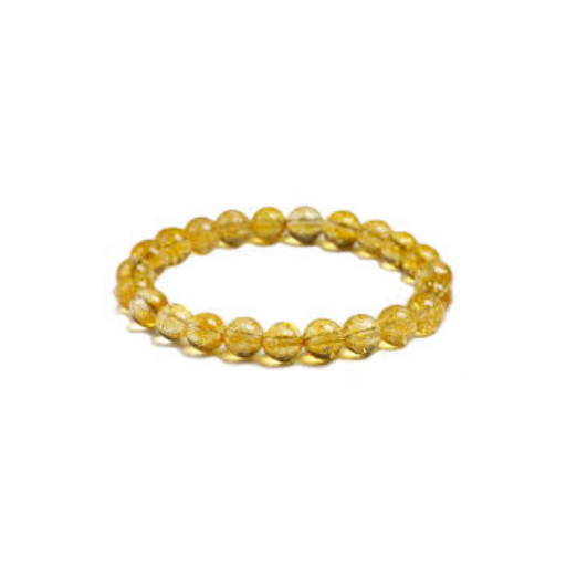 CITRINE 10MM GRADE (A) NATURAL ROUND BEADS