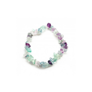 FLOURITE CHIP BRACELET
