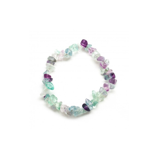 FLOURITE CHIP BRACELET