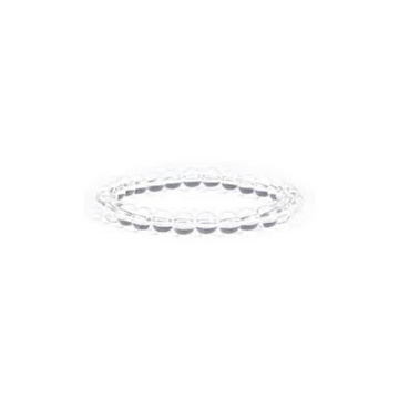 CLEAR QUARTZ 6MM GRADE (A) NATURAL ROUND BEADS