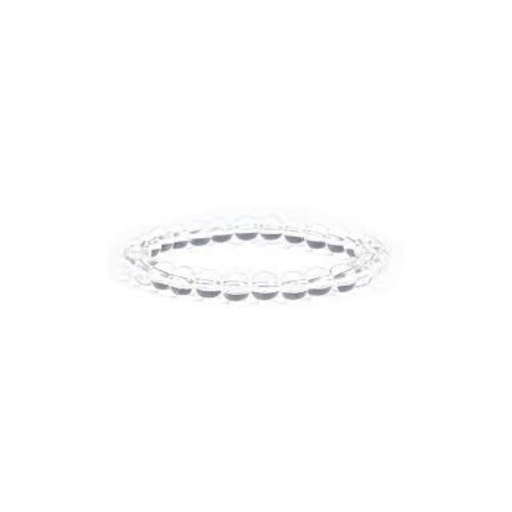 CLEAR QUARTZ 6MM GRADE (A) NATURAL ROUND BEADS