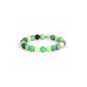 GREEN OPAL 8MM GRADE (A) NATURAL ROUND BEADS