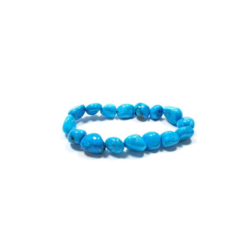 BLUE HOWLITE TUMBLESTONE BRACELET