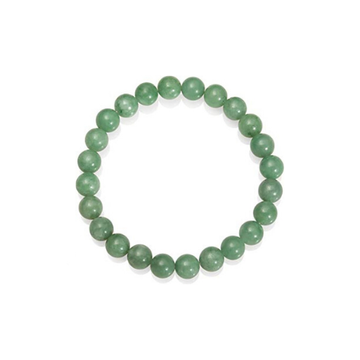 JADE 8MM GRADE (A) NATURAL ROUND BEADS