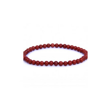 RED JASPER 4MM GRADE (A) NATURAL ROUND BEADS