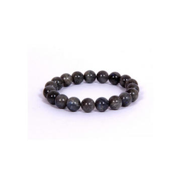 LABRADORITE 10MM GRADE (A) NATURAL ROUND BEADS