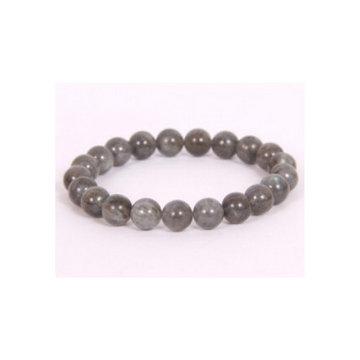 LABRADORITE 8MM GRADE (A) NATURAL ROUND BEADS
