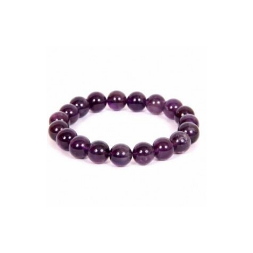 AMETHYST 10MM GRADE (A) NATURAL ROUND BEADS