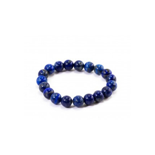 LAPIS LAZULI 10MM GRADE (A) NATURAL ROUND BEADS