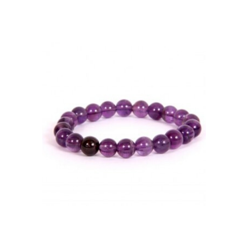 AMETHYST 8MM GRADE (A) NATURAL ROUND BEADS