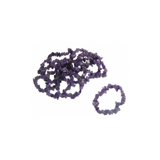 AMETHYST CHIP BRACELET