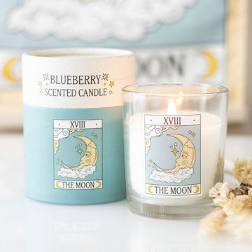 THE MOON VINTAGE TAROT VANILLA CANDLE