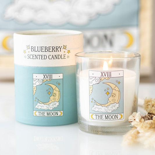 THE MOON VINTAGE TAROT VANILLA CANDLE