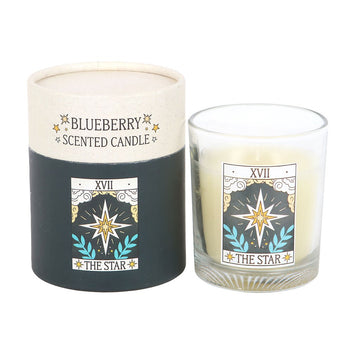 THE STAR VINTAGE TAROT BLUEBERRY CANDLE