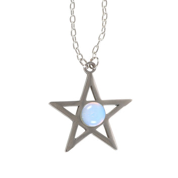 OPALITE STAR NECKLACE GREETING CARD
