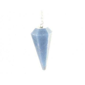 Angelite Faceted Cone Pendulum