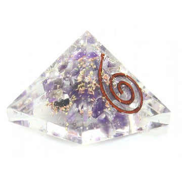 Amethyst Orgone Pyramid 25
