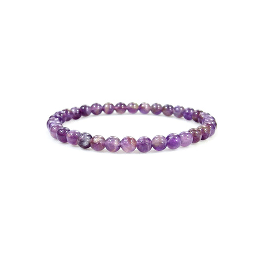 AMETHYST 6MM GRADE (A) NATURAL ROUND BEADS