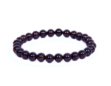 GARNET 6MM GRADE (A) NATURAL ROUND BEADS