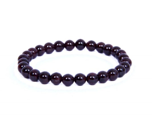 GARNET 6MM GRADE (A) NATURAL ROUND BEADS