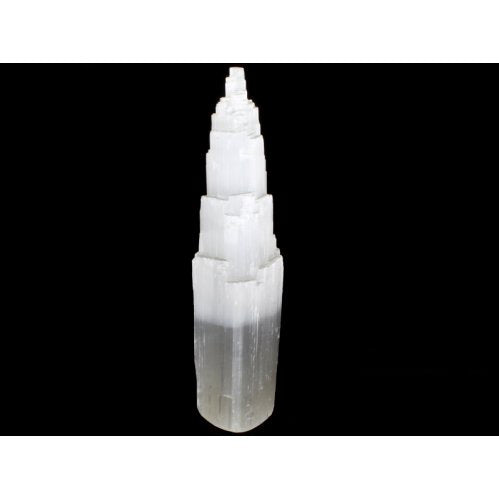 Selenite Rough Tower - Extra Large