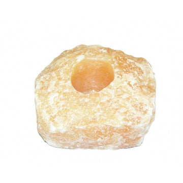 Orange Calcite Hand Carved T-Light Holder