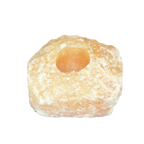 Orange Calcite Hand Carved T-Light Holder