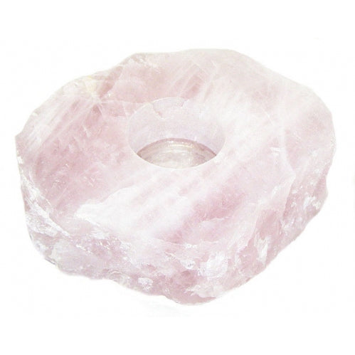 Polished Rose Quartz Tlight Holder