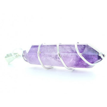 Amethyst Point With Spiral Pendant