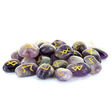 Amethyst Rune Stones Small