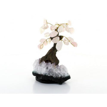 Rose Quartz Bonsai Tree - Small